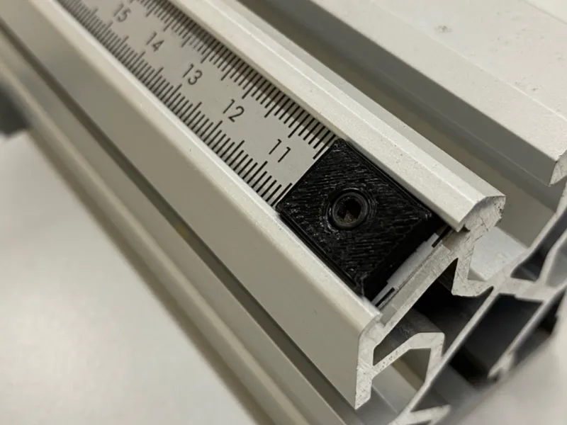 Plastic plate for Felder cross cut fence scale