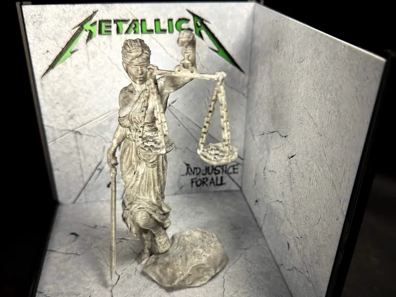 Metallica ...and justice for all - 3D Album Cover