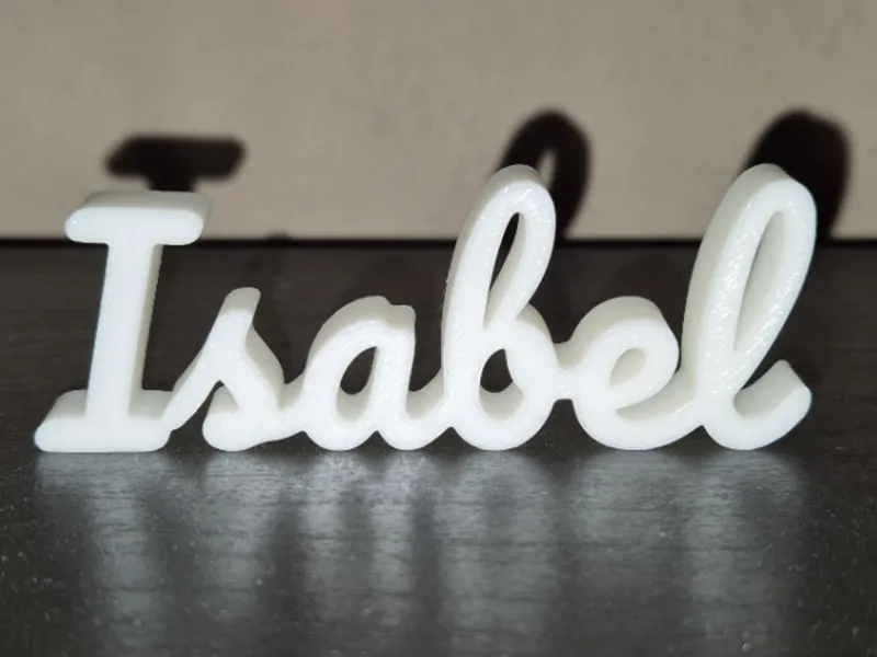 Isabel Name Sign Display Decor