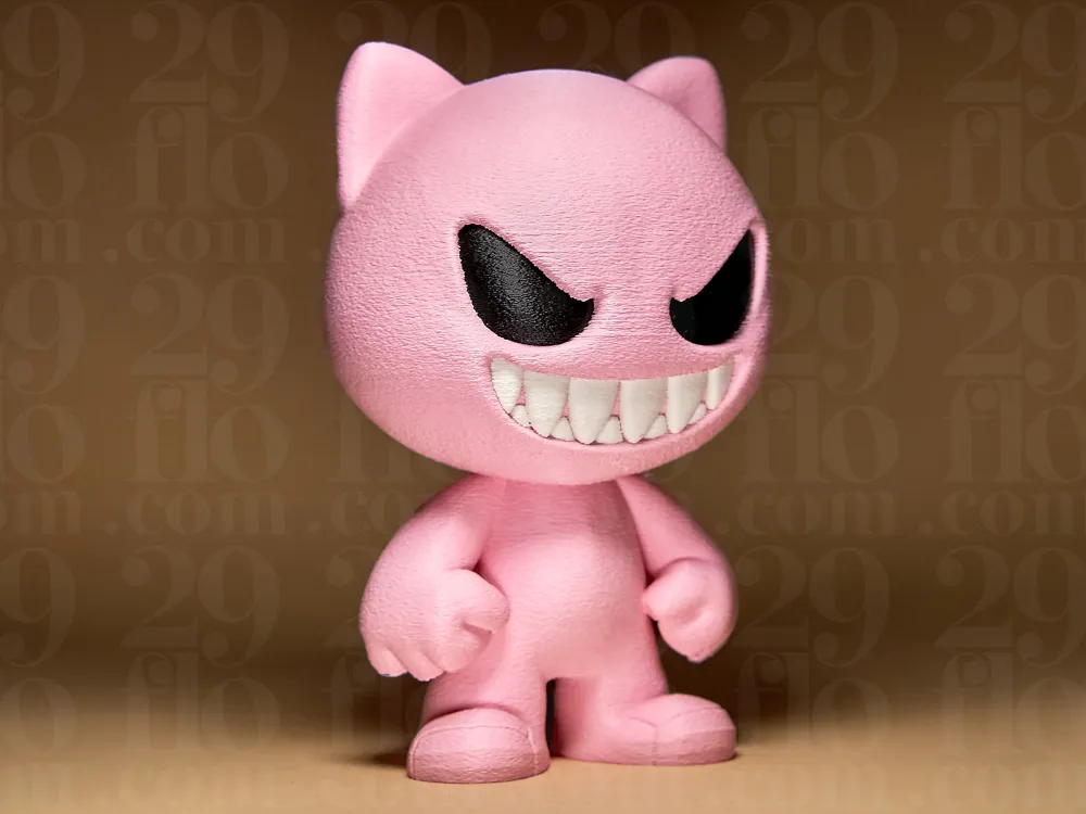 Evil Kitten Figurine - Free 3D Print Model - MakerWorld