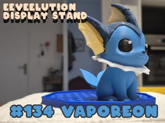 Vaporeon Eeveelution Display Stand