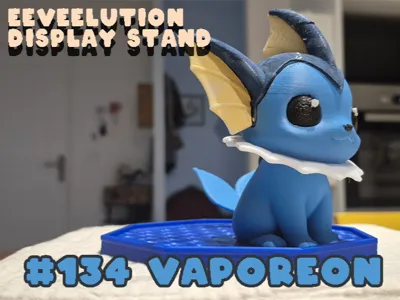 Vaporeon Eeveelution Display Stand