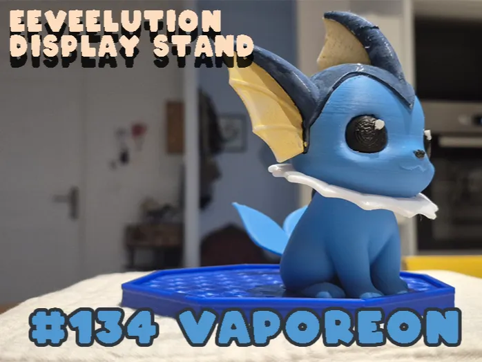 Vaporeon Eeveelution Display Stand