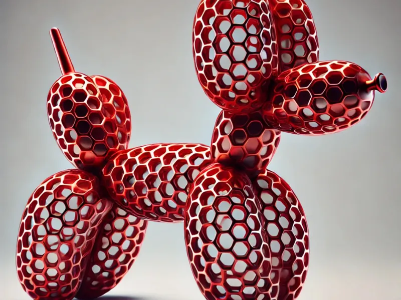 Airless balloon dog