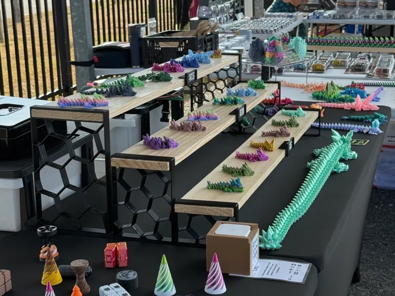 Tier Vendor Stand - Display - 10-20-30cm height