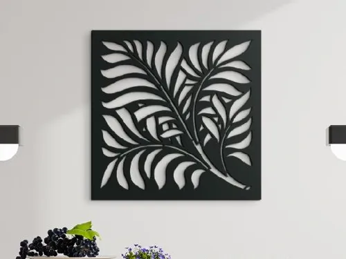 3D Wall Art Bamboo Leaves