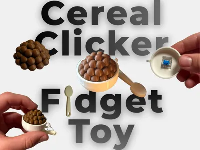 Cereal Clicker Fidget Toy