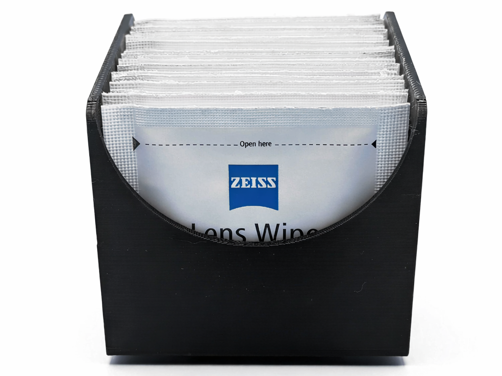 Zeiss Lens Wipe Holder – Holds 16 Wipes