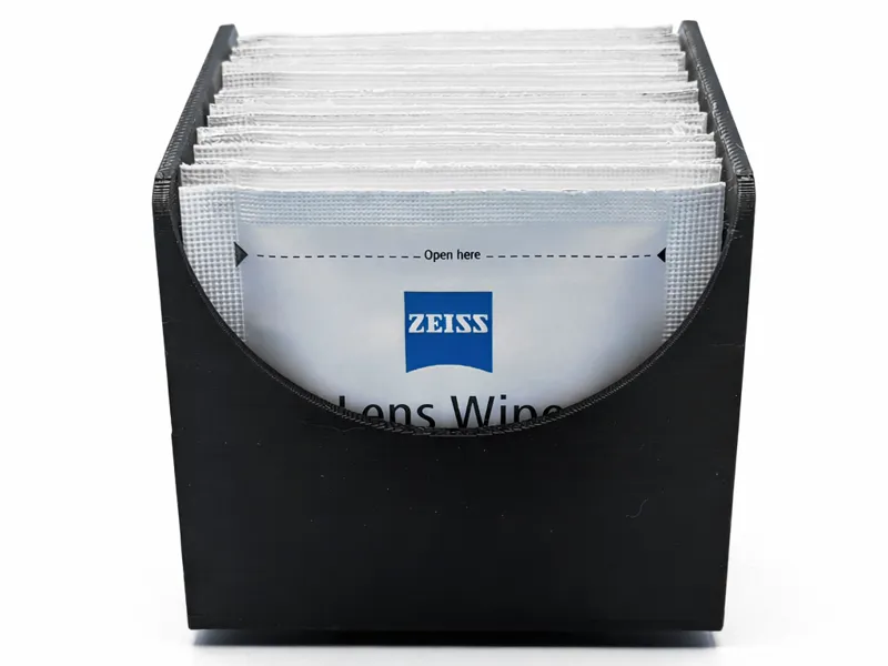 Zeiss Lens Wipe Holder – Holds 16 Wipes