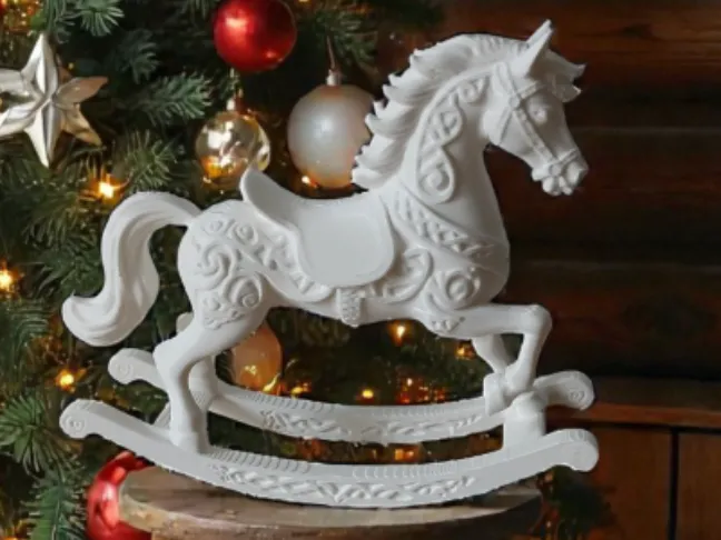 Ornate Rocking Horse - Christmas ornament