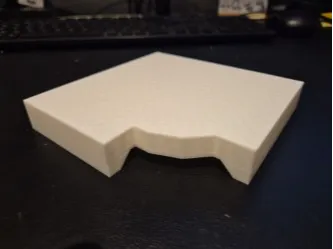 Model of building raft foundation for education