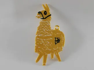 Fortnite Lama Keychain