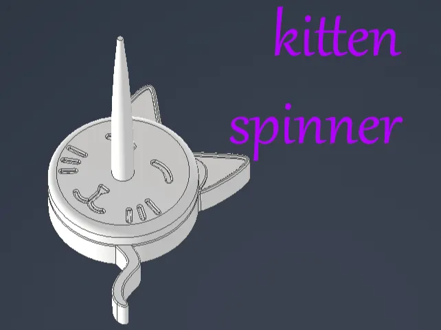 Kitten spinner - you yarn buddy 