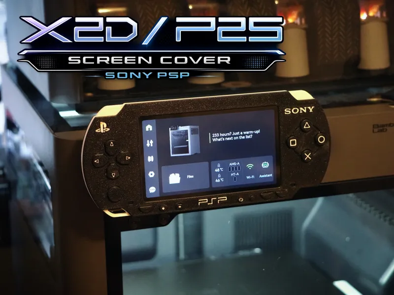 X2D / P2S / H2 Screen Cover - Sony PSP