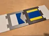 All Letters 75mm Square Flags - 15% infill