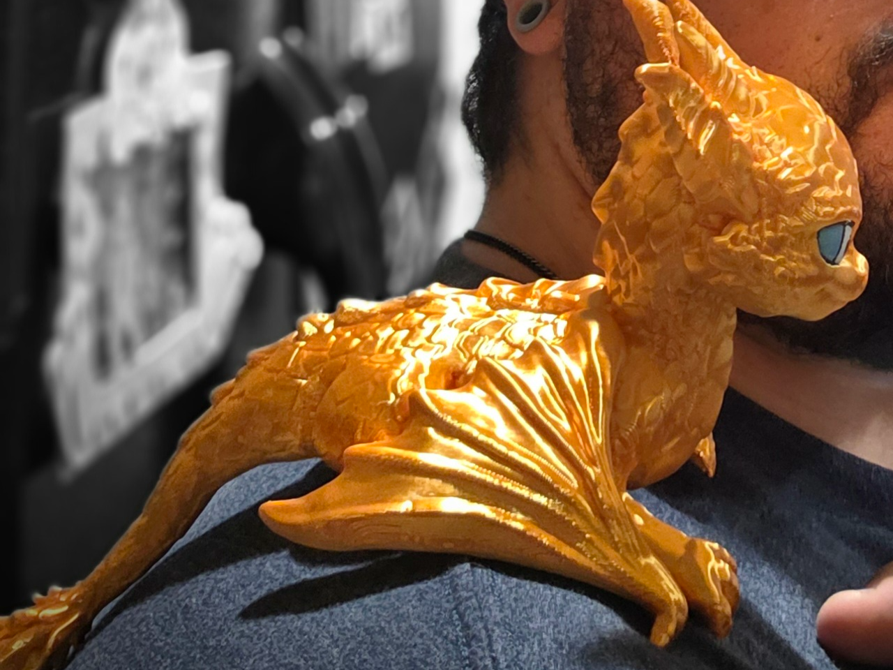 Andarna Fourth Wing Shoulder Dragon - 3D printed Characters, in stock in India