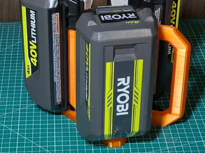 Ryobi 40v battery caddy