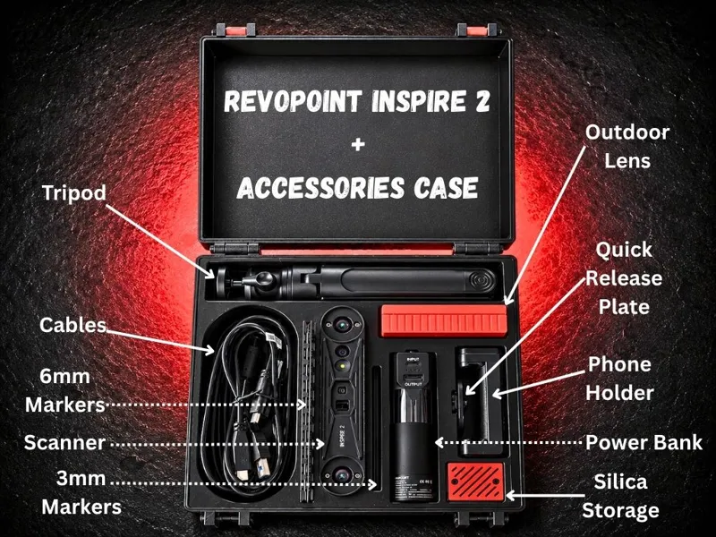 Revopoint Inspire 2 + Accessories Case
