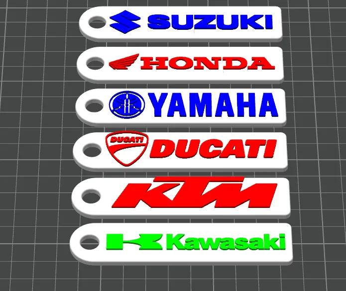 Motorcycle keychain - Free 3D Print Model - MakerWorld