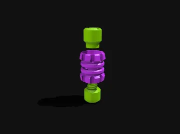 Objeto manipulable: PARACORD SPIN BEAD 03 — vista de referencia 4