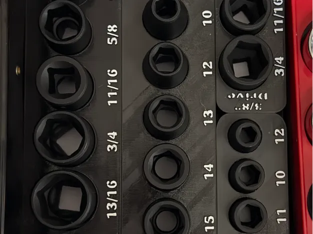 Pittsburg Harbor Freight impact socket set holder