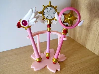 Cardcaptor Sakura Bandai gashapon Wand Display