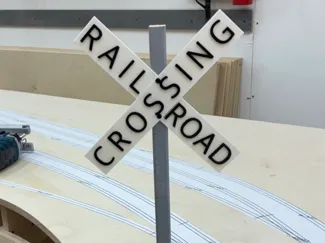Railroad Crossing sign (8" (20.32cm)) 