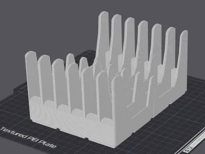 Gridfinity Ikea 365+ lid holder, for 6 lids, 3x4 