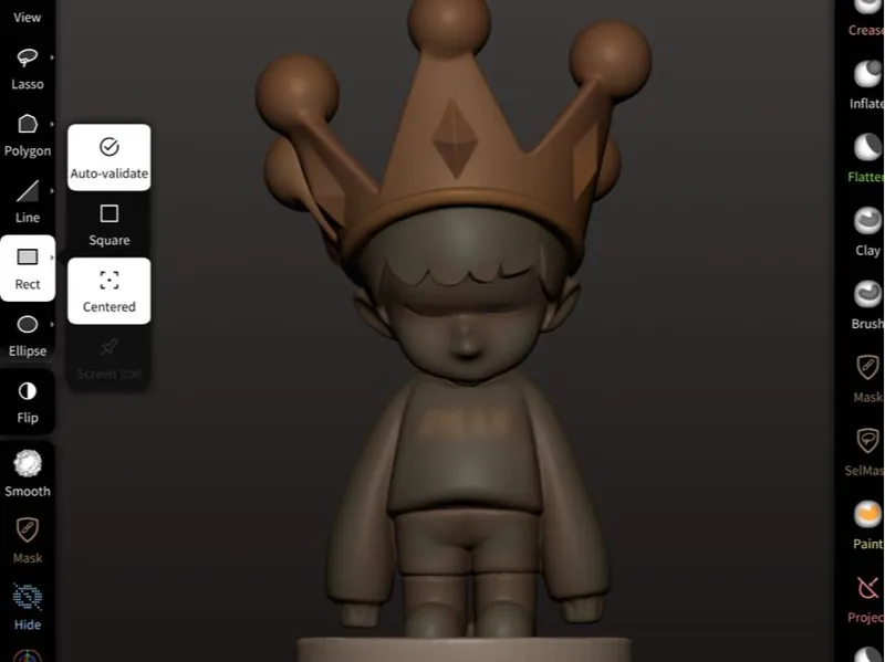 cute kawaii child in oversized sweater and crown