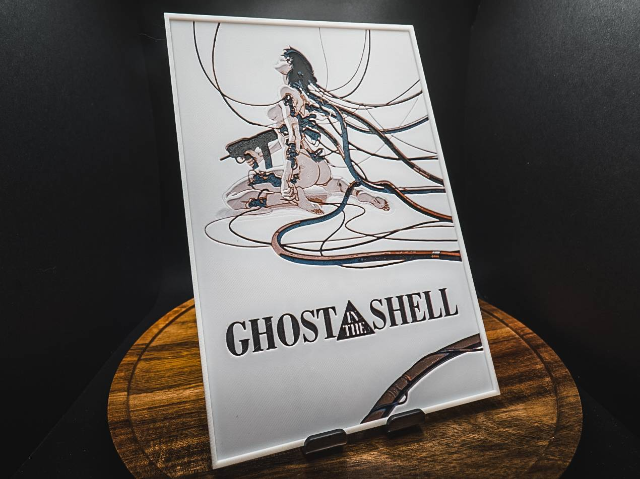 Ghost in the Shell (Movie Poster - HueForge)