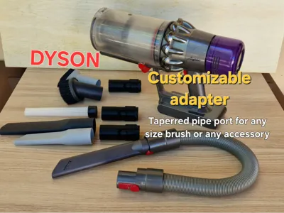 Dyson V10 - V11 brush adapter and nozzle - CUSTOM