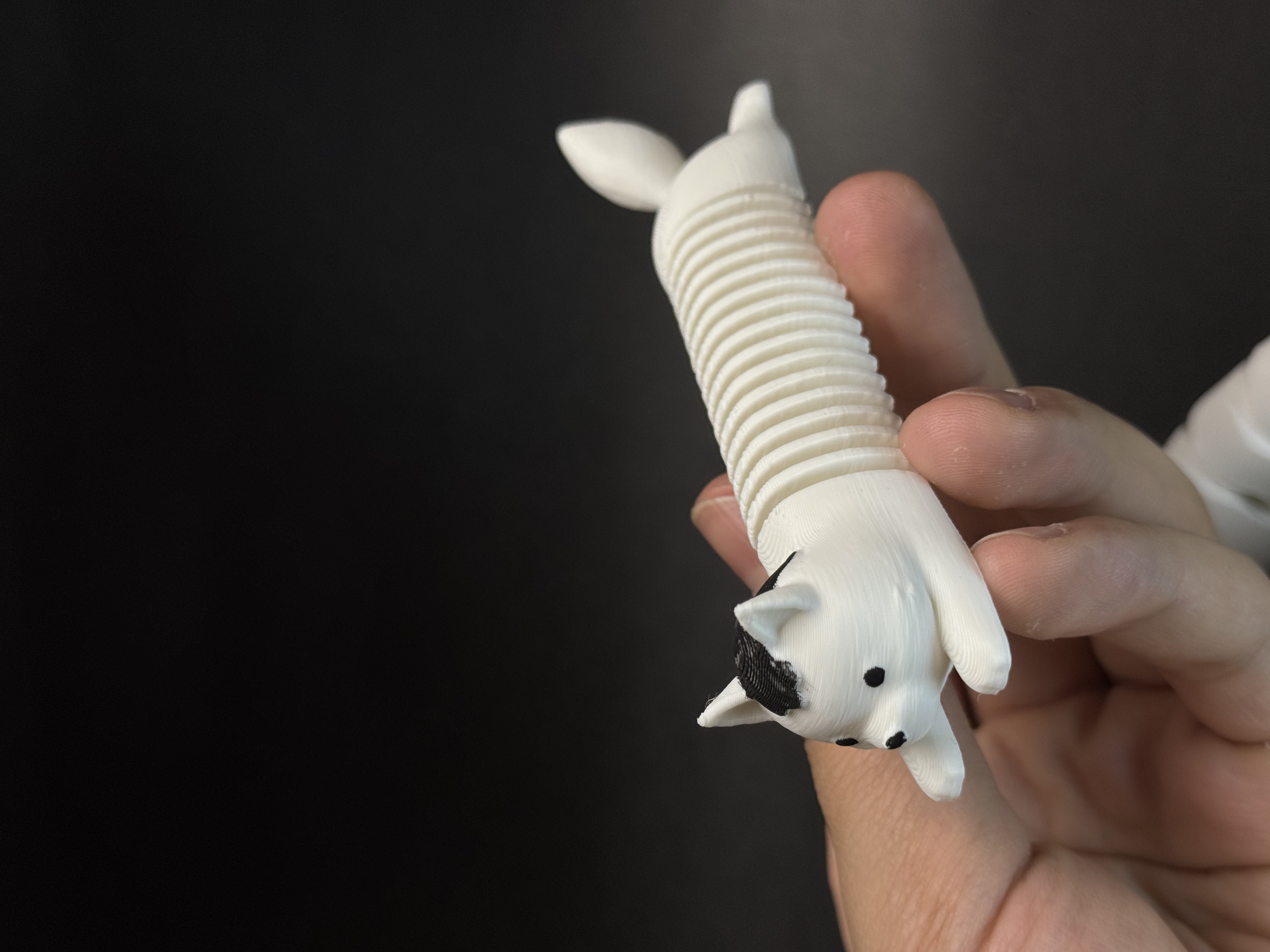 Miniatura 2 do modelo 3D 萌趣弹簧狐狸