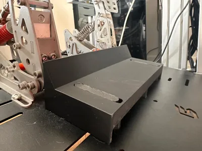 Heel Rest for SimRacing Rigs - 35mm H - 240mm W