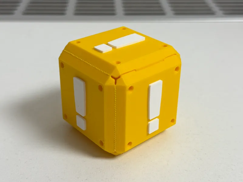 Mario Block - Foldable, with Exclamation Mark
