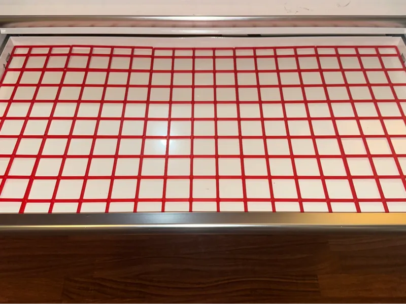 A1 Mini - Gridfinity Base , 46In Huskey Adj Bench