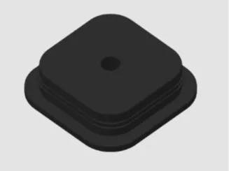 Replacement Lid for Square Glass