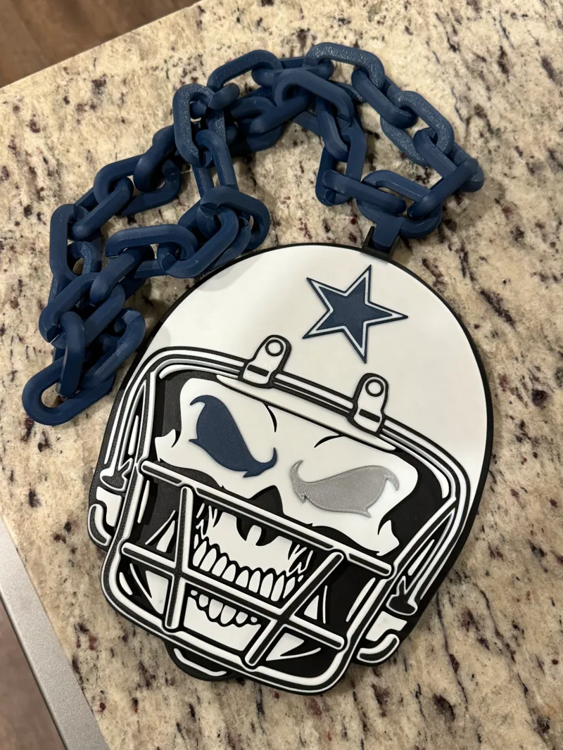 Cowboys Skull Chain Logo