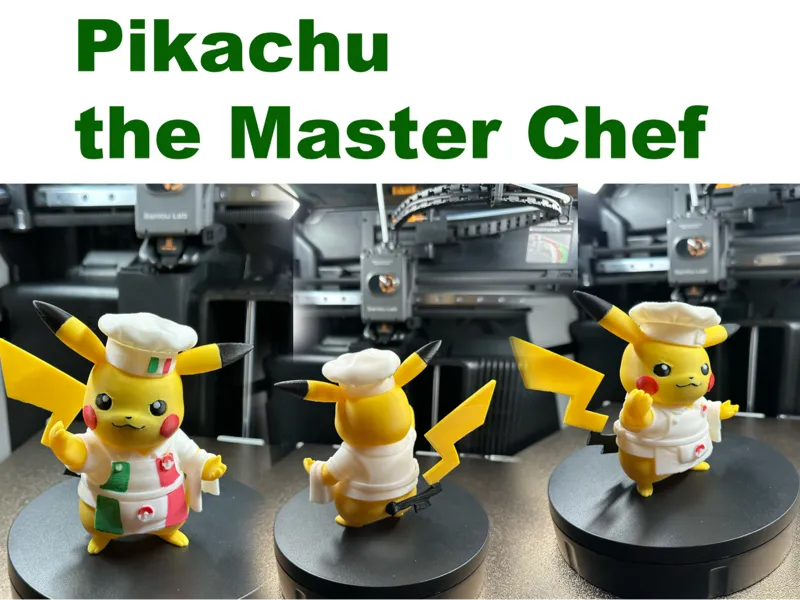 Pikachu the Master chef Ams