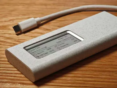 Haibasi E-ink Digital Display M.2 SSD Enclosure Protective Case