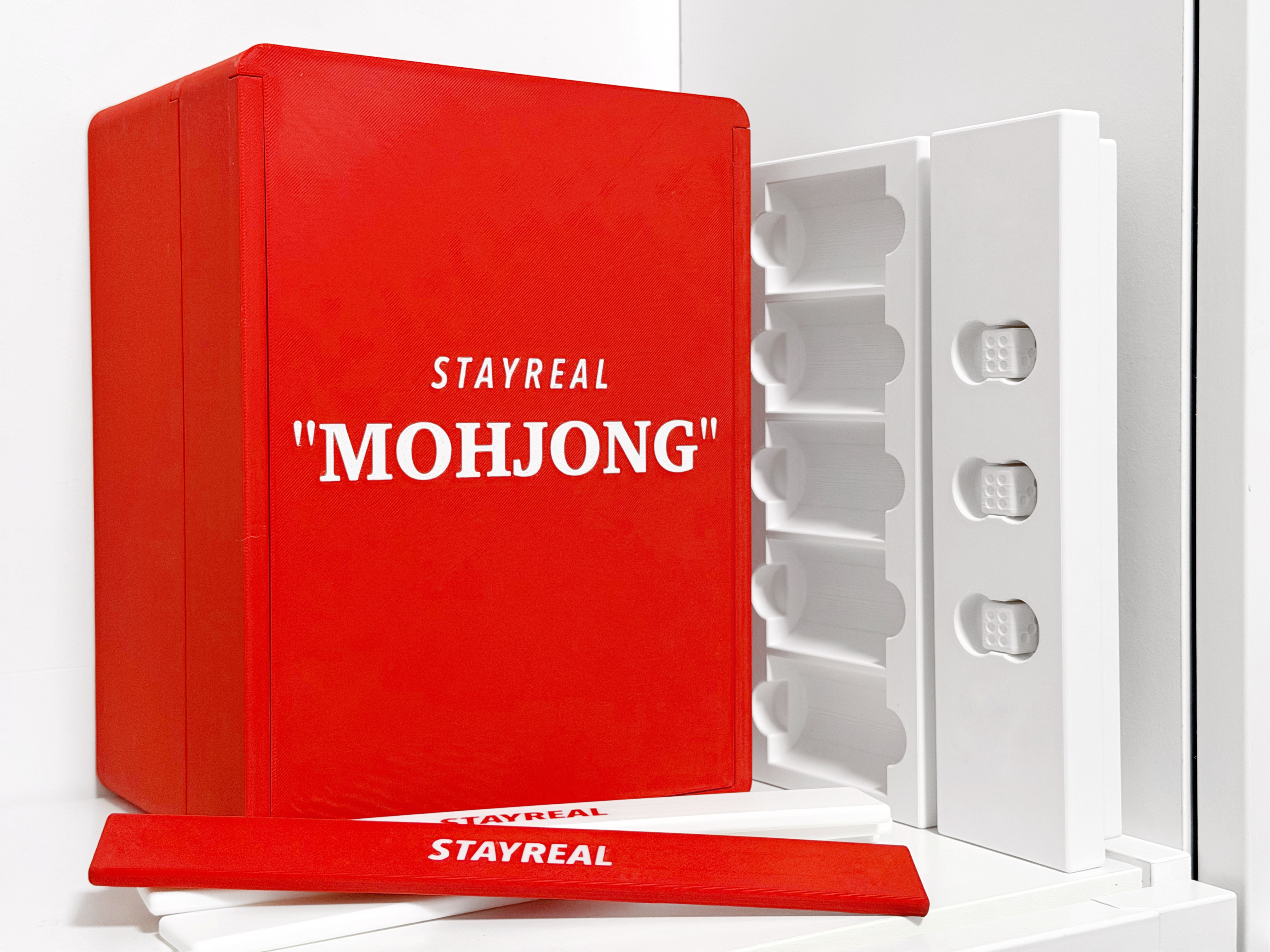 Miniatura 3 do modelo 3D STAYREAL 新年红麻将套组（内含筹码/骰子/牌尺/收纳盒）