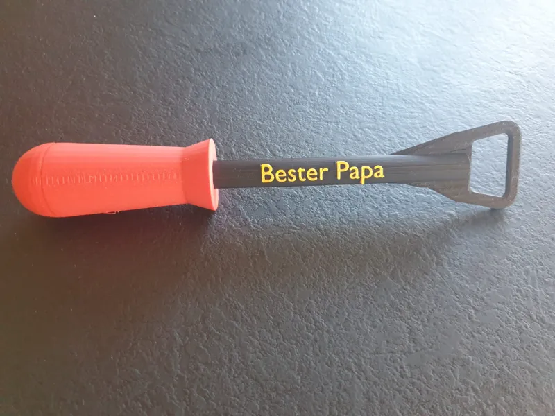 Geburtstags Geschenk für Papa (Flachenöffner)