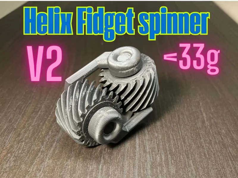Gliding Gears Fidget (V2) -No supports-
