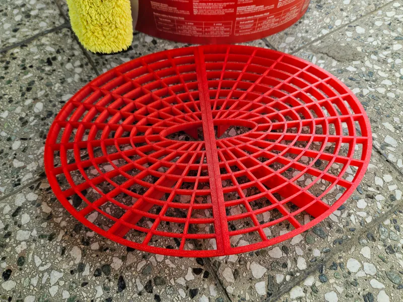 Bucket grit remover, Primalex bucket, ellipse