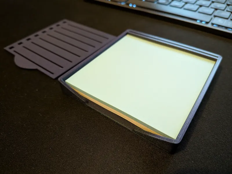 Support large pour post it - pense bête de 85mm