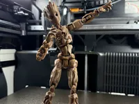 0.2mm layer, 2 walls, 15% infill - Young Groot / Old Groot
