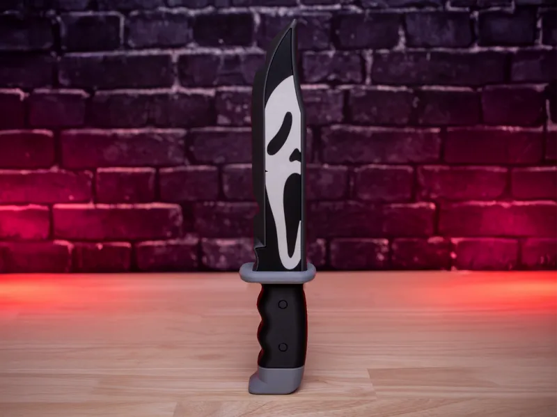 Scream Knife (No Supports, No AMS, No Glue)