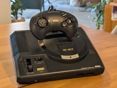 Sega Genesis / Mega Drive Console Display Stand