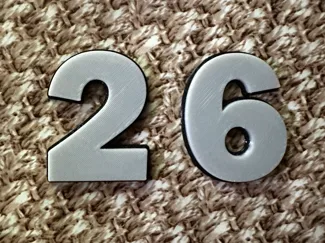 Door numbers 0-9