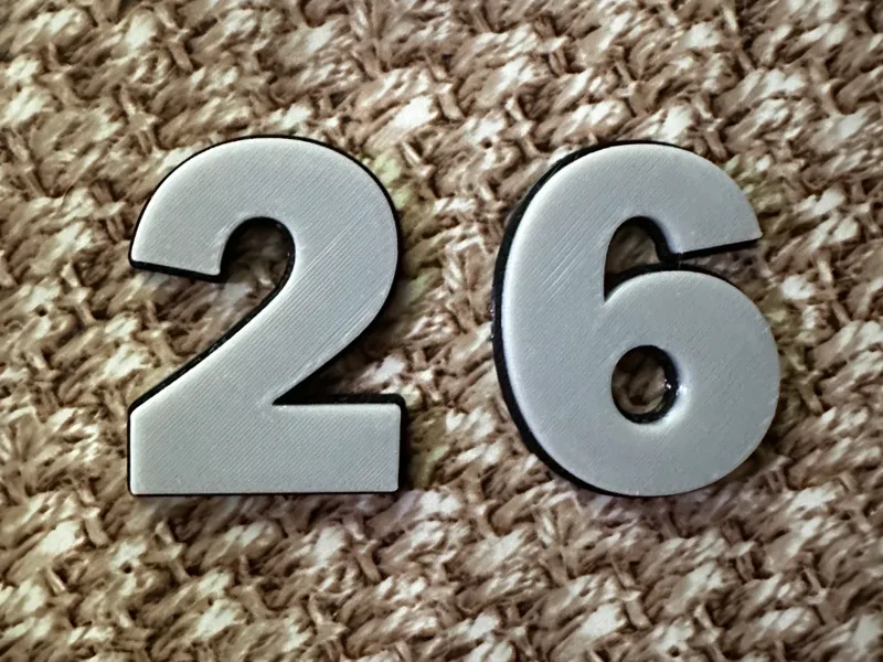 Door numbers 0-9