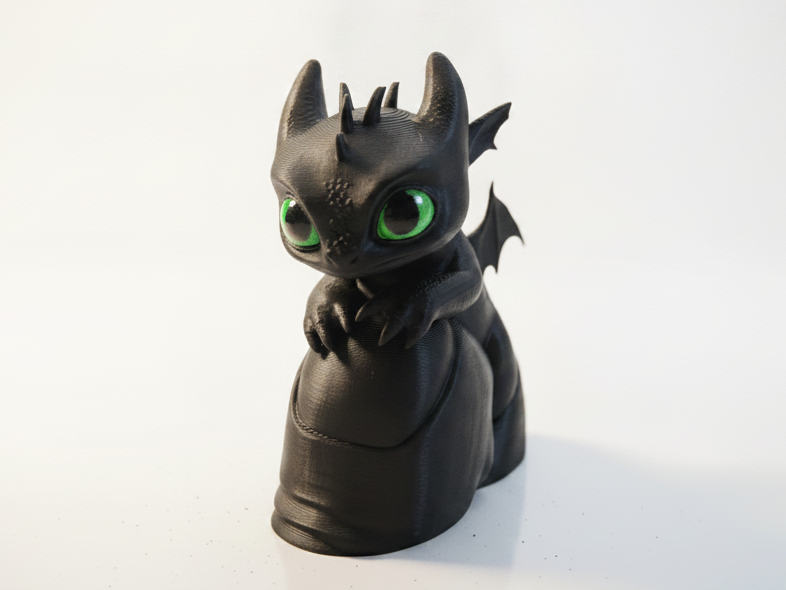 Toothless Dragon Finger Perch Figurine